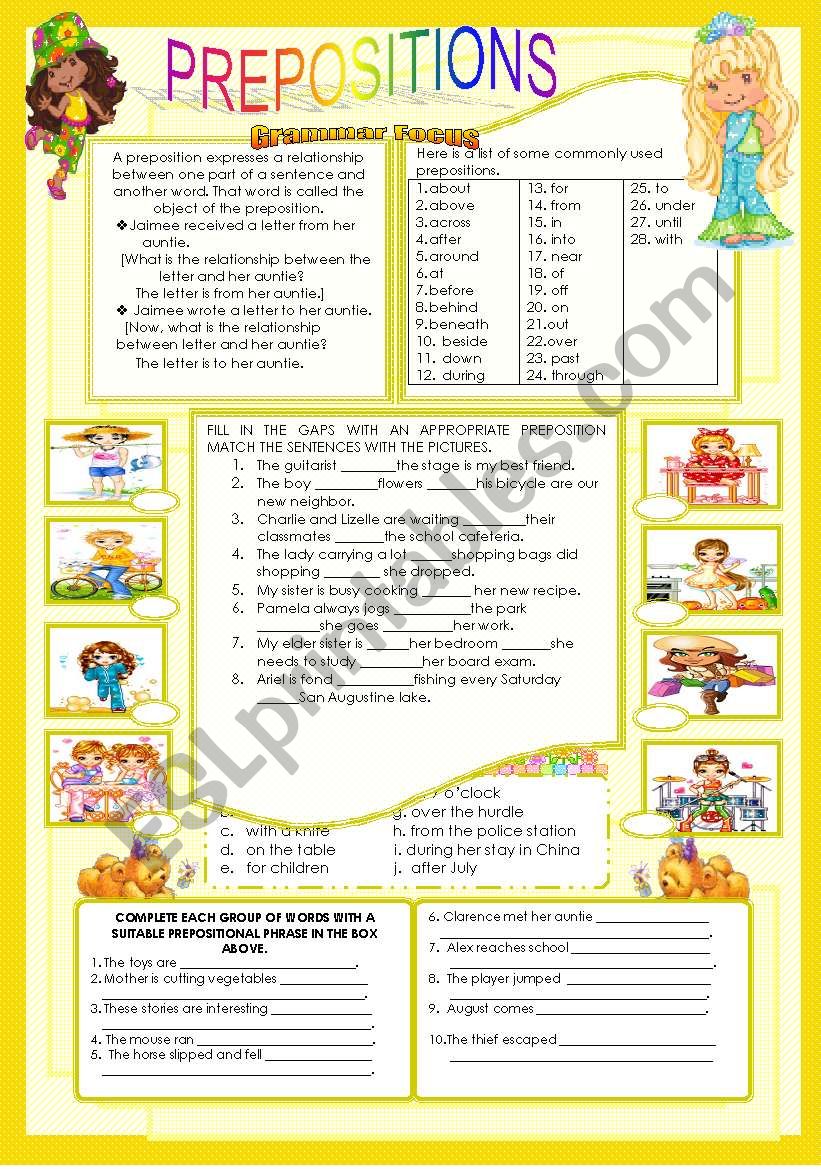 PREPOSITION - PART 1  [RECOGNIZING THE STRUCTURE]